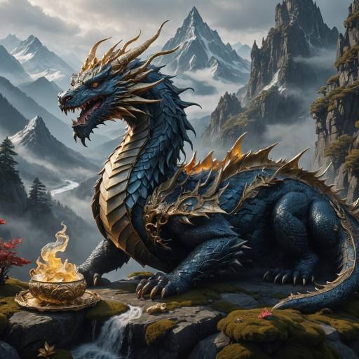 Majestic Dragon Zephyra by Misty Peak Majestic Dragon Zephyra by Misty Peak