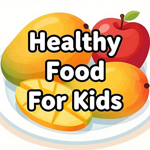 Vibrant Cartoon Fruits for Kids