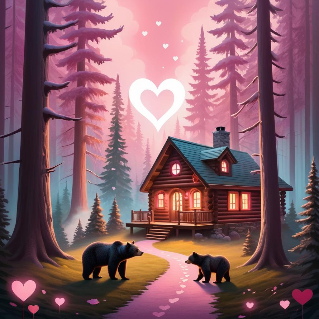 Romantic Valentine's Forest Retreat