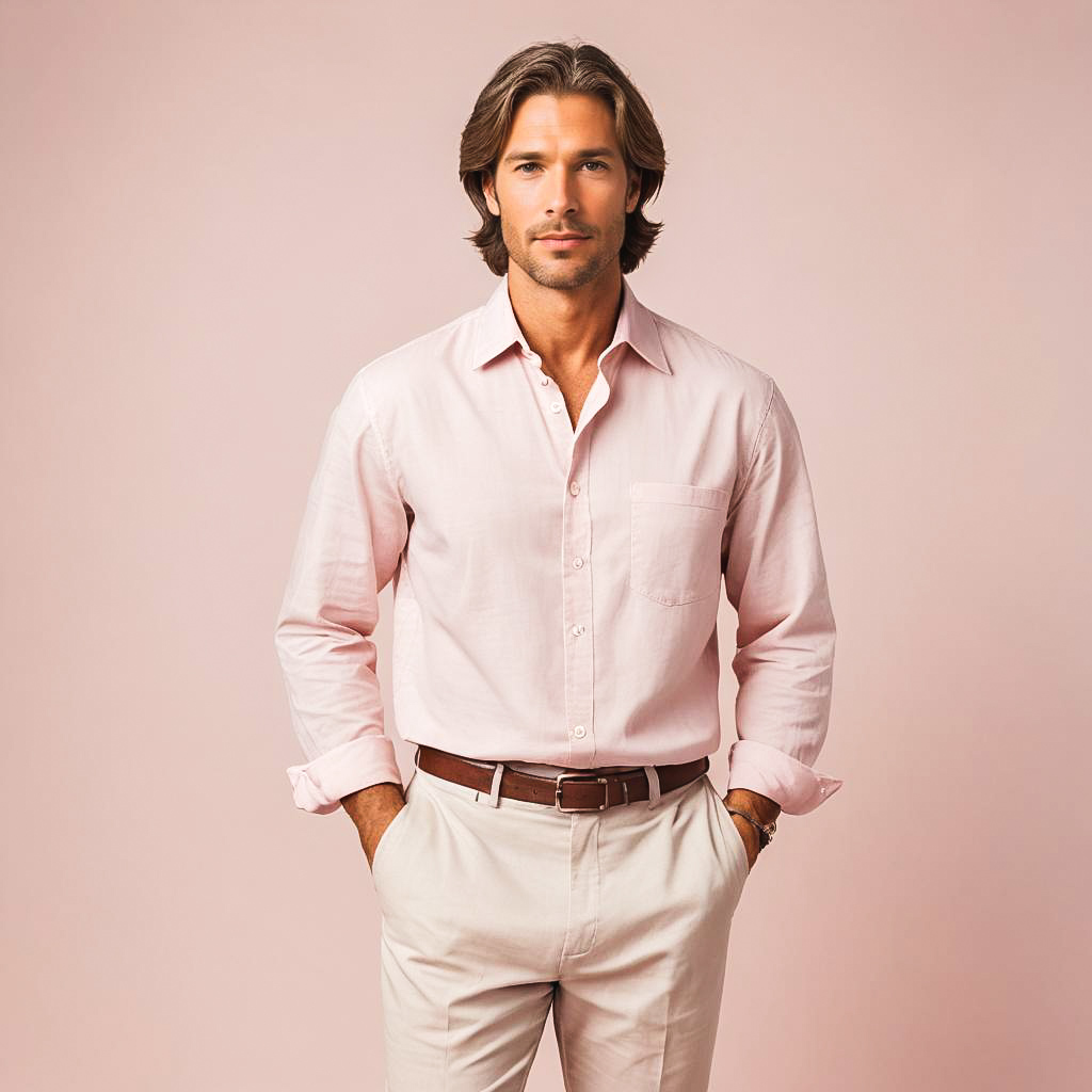 Relaxed Men's Linen Outfit Photo Shoot