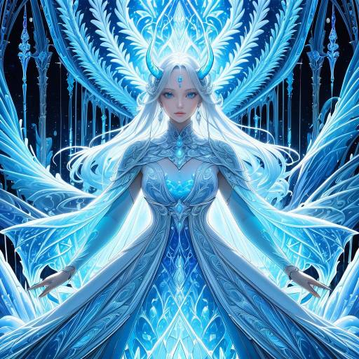 Elegant Noble Lady in Mystical Surroundings