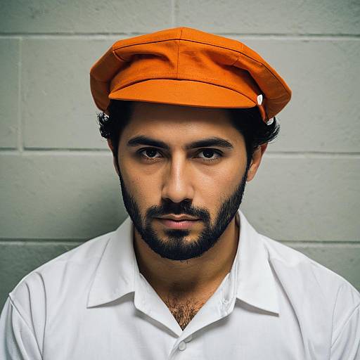 Male Inmate Costume Portrait