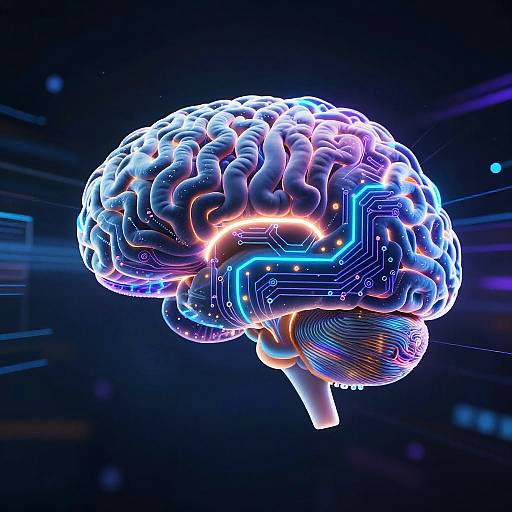 Dalle 3 Neural Network Digital Brain