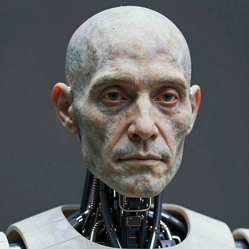 Syd Mead Robot Philosopher Portrait