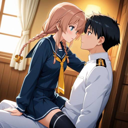 Admiral Kancolle in Dramatic Lighting