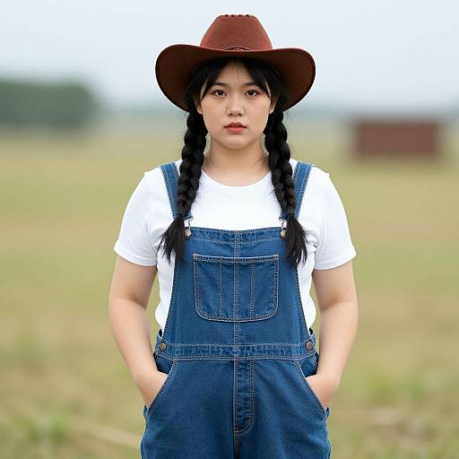 Plus Size Prairie Pioneer Girl