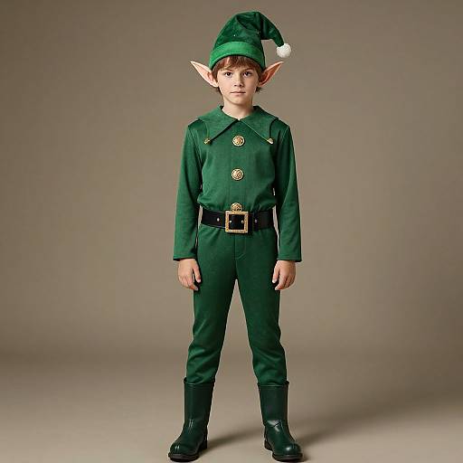 Luxury Elf Costume Full Body Male
