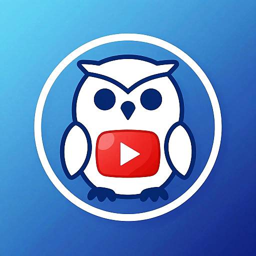 Brave Snowy Owl Gamer Logo