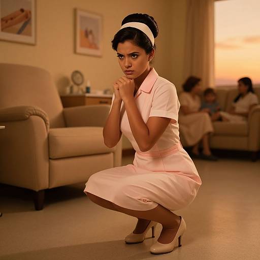 Angelic Filipino Nurse in Palliative Care