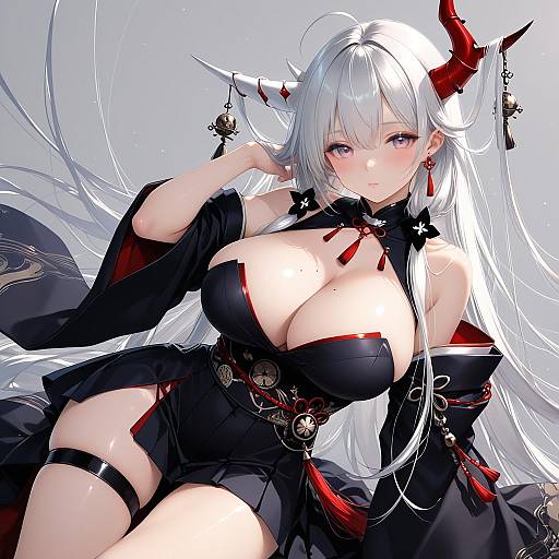 Illustration of Hakuryuu (azur lane), azur lane in the style of Shokuyou mogura