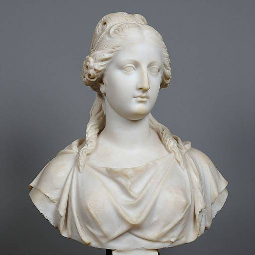 Marble Bust of Flavian Woman