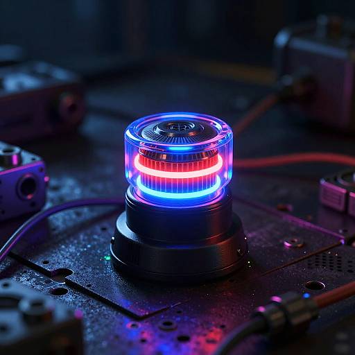 Cyberpunk Futuristic Neon Buzzer