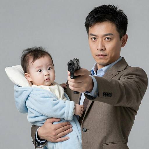 Intense Father Dynamic with Baby