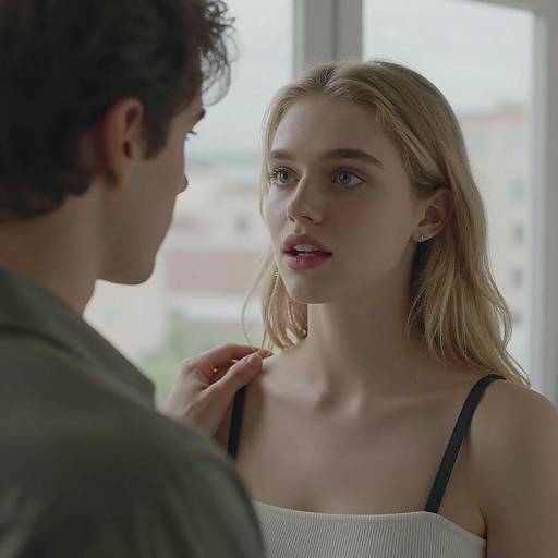 Intimate Moment in Urban Setting