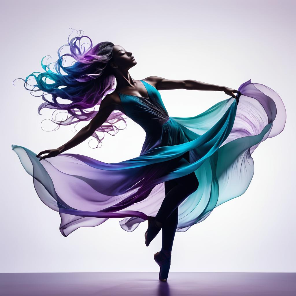 Graceful Contemporary Dancer in Motion