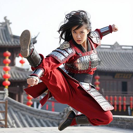 Cinematic Mulan Martial Arts Action
