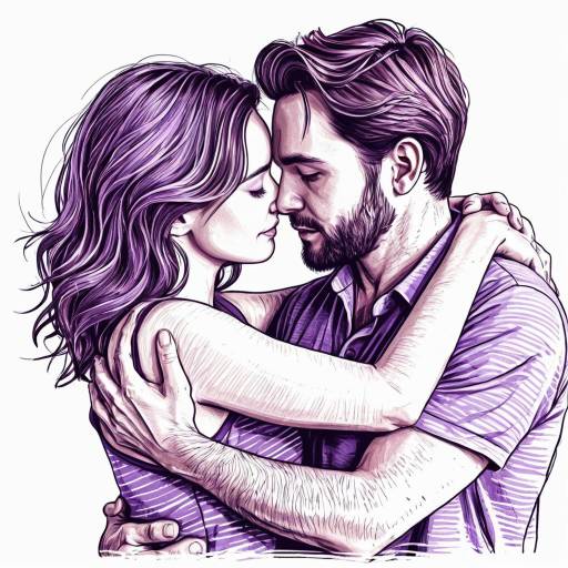 Tender Embrace Digital Sketch