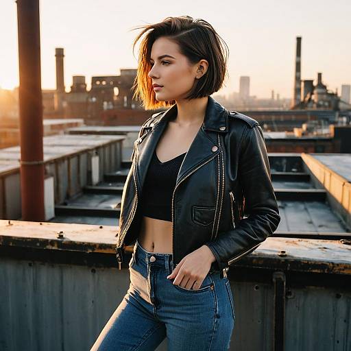 Chic Undercut Bob Fashion Editorial