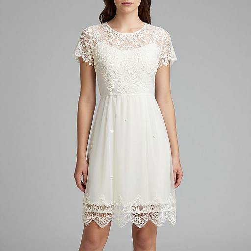 Elegant Ivory Olivia Dress Showcase