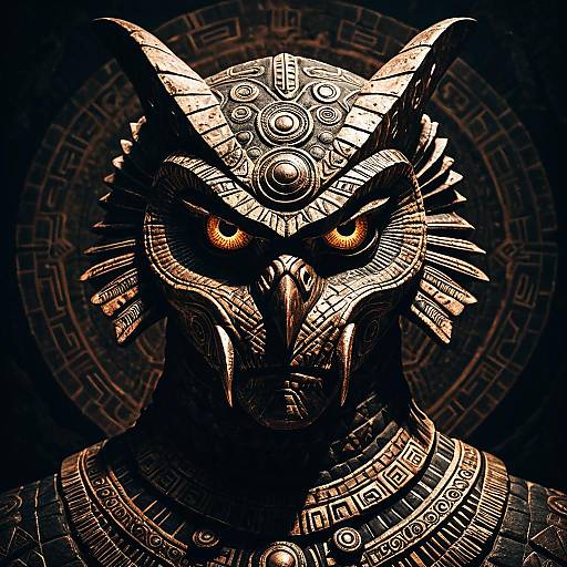 Dramatic Sumerian Alien Creature Portrait