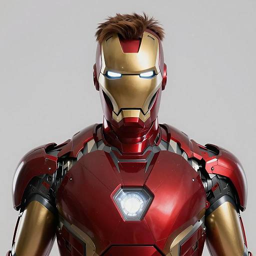 Photorealistic Iron Man Suit Close-up