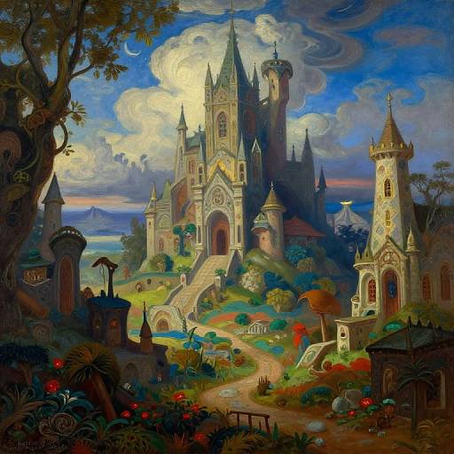 Surreal Middle-earth Bug's-Eye View