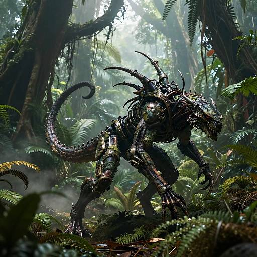 Xenomorph Hunting in Alien Jungle