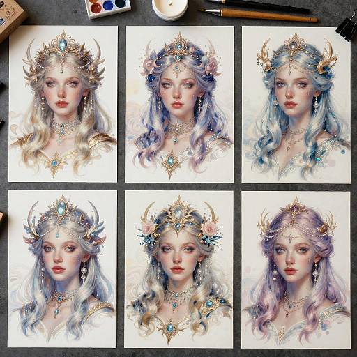 Enchanting Fantasy Portraits Generator