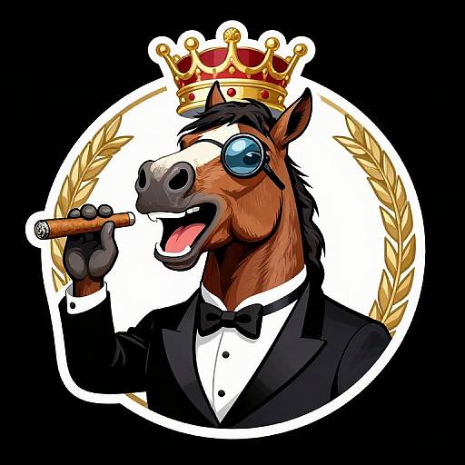 Trompe-lOeil Royal Horse Racing Logo