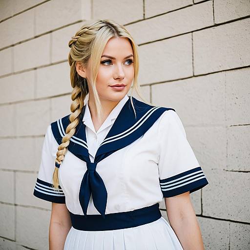 Lifestyle costume photo of Alicia florence. Cosplay clothes