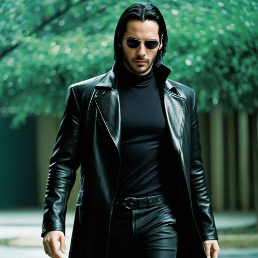Edgy Neo Cosplay Inspired by The Matrix