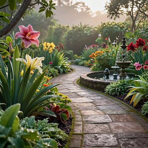 Calvin's Botanical Garden at Dawn