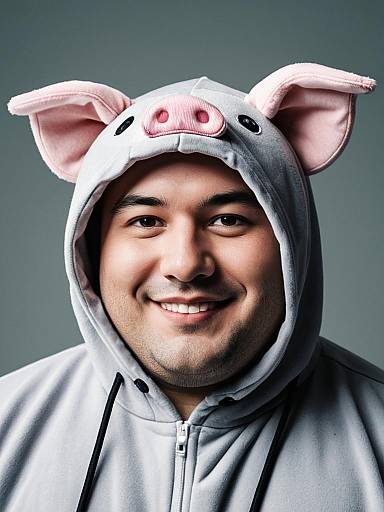 Realistic Plus Size Pig Costume Cosplay