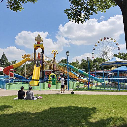 Vibrant Leisure Park Fun Day