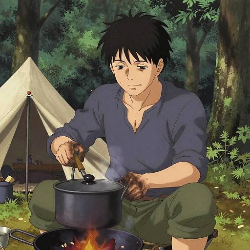 Tragic Manga Camp Cook Portrait