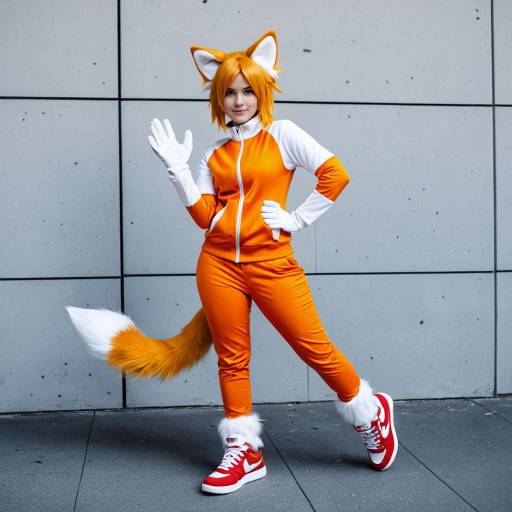 Sleek Sexy Tails Prower Cosplay Outfit