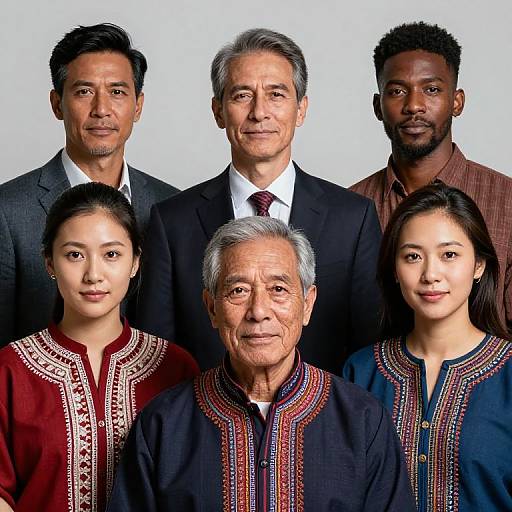 Diverse Cultural Portraits in Studio