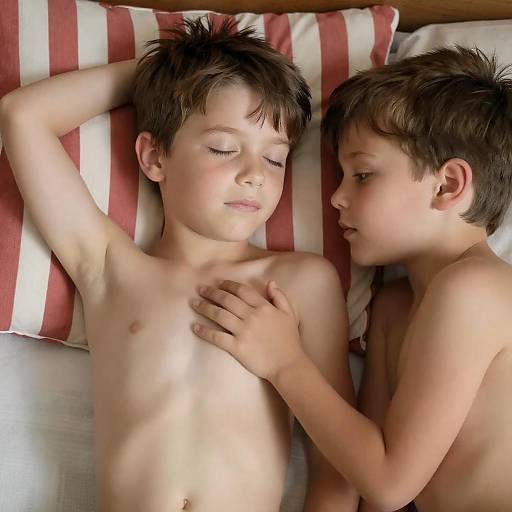 Intimate Portrait of Two Young Boys
