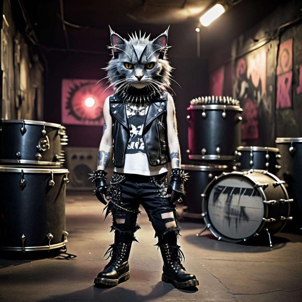 Punk Cat: Underground Music Vibes