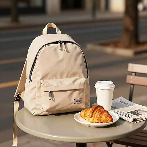 Cozy Autumn Outdoor Table Scene