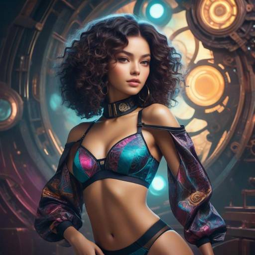 Futuristic High-Fashion Editorial Concept Art