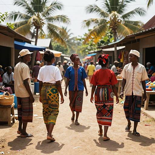 Tropical Vernacular Fashion Street Scene