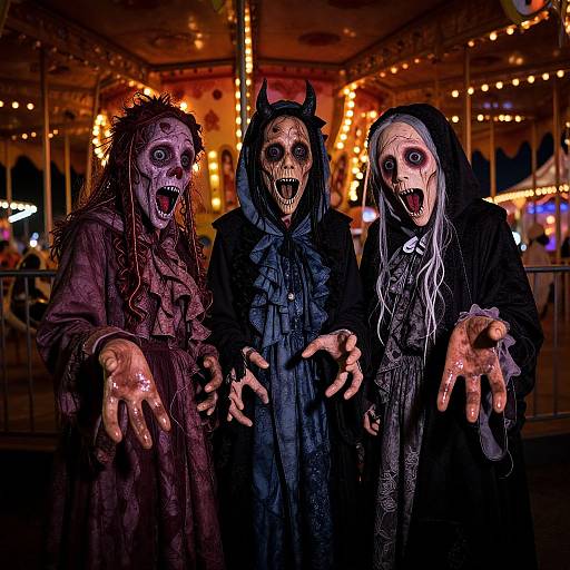 Weirdcore Halloween Puppetry Costumes