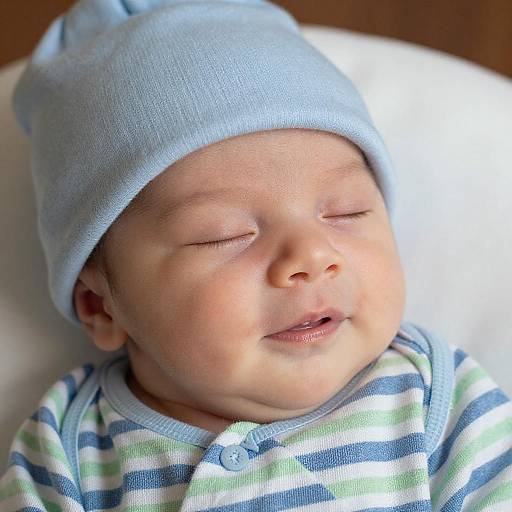 Sweet Dreams: Close-Up of Newborn Bliss