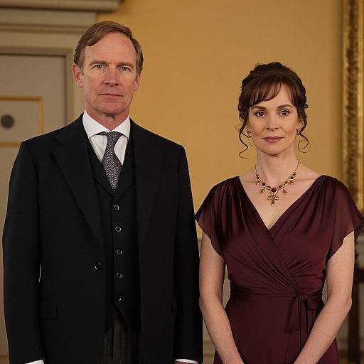 Downton Abbey Elegantly Dressed Characters