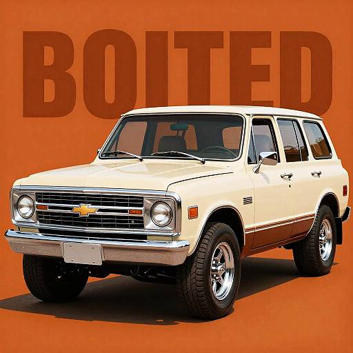 Vintage Chevrolet Blazer Sports SUV Poster