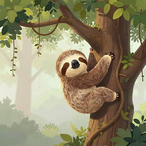 Sid the Sloth's Tree Climbing Adventure