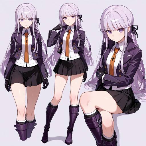 Stylish Kirigiri Kyoko in Multiple Views