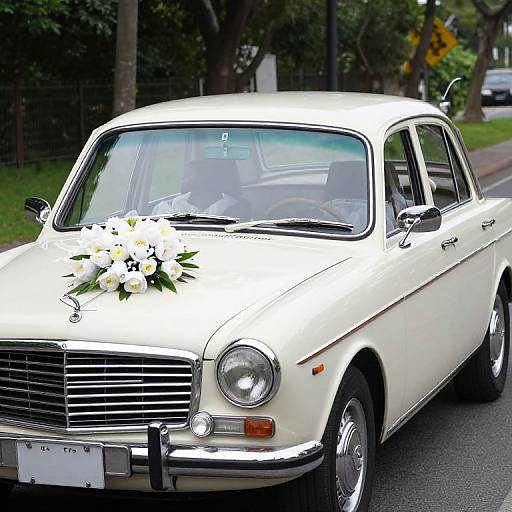 Elegant Vintage Wedding Car
