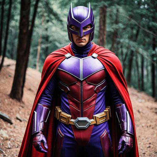Magneto Cosplay Costume in Forest